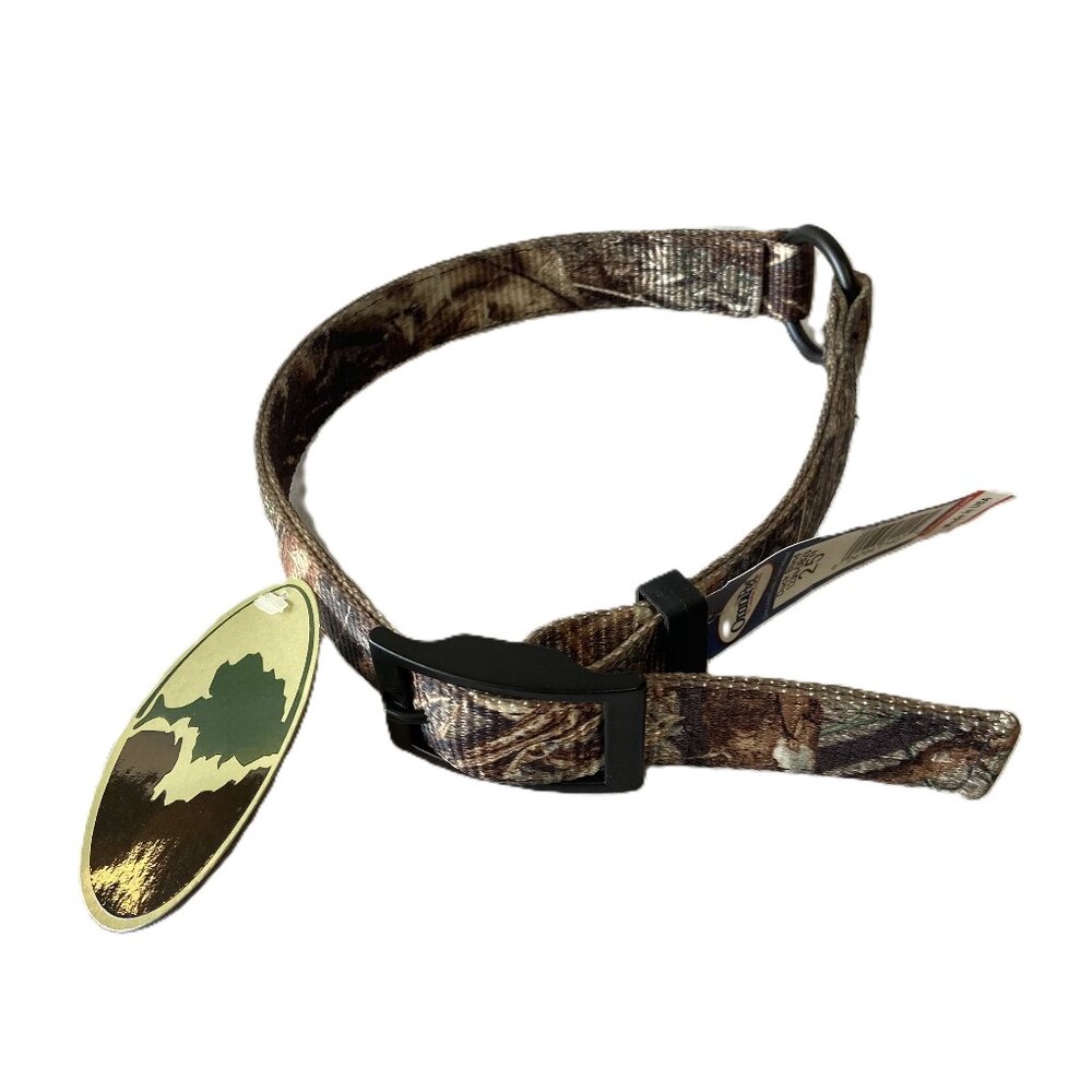 NWT OmniPet by Leather Brothers Dog Collar 25” "Duck Blind" Camouflage